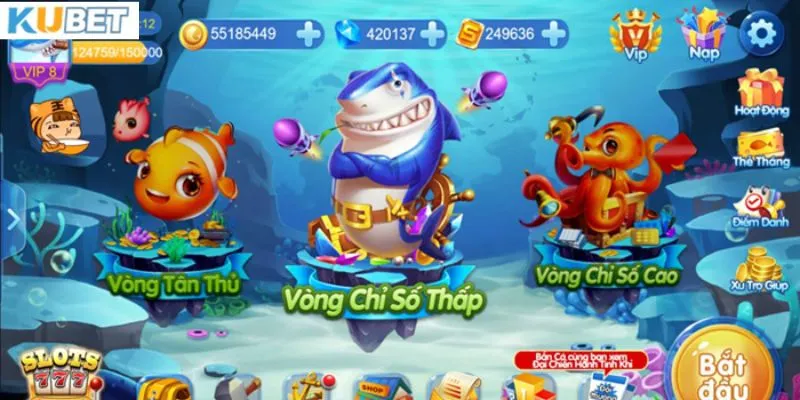 Lựa chọn game bắn cá phiên bản h5