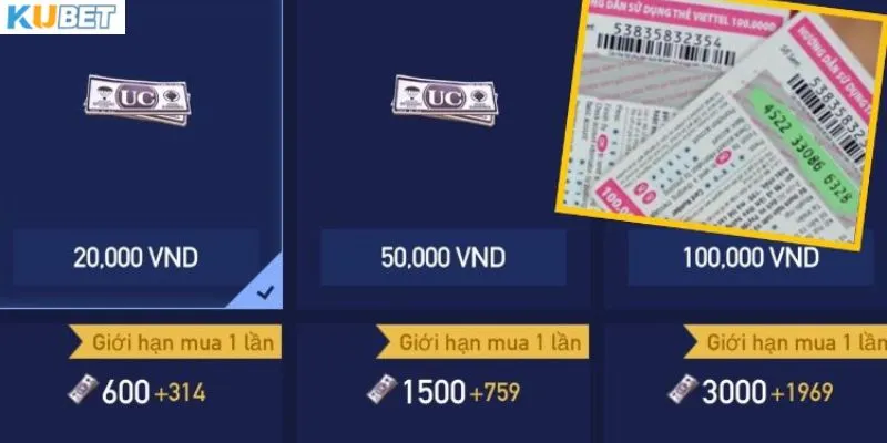 Những ưu điểm khi nạp PUBG Mobile